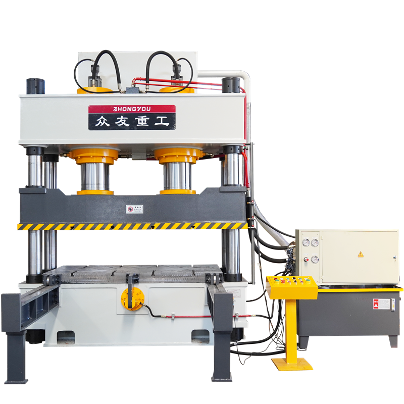 500吨PP材料热压液压机 PE材料模压压力机  新能源材料油压机