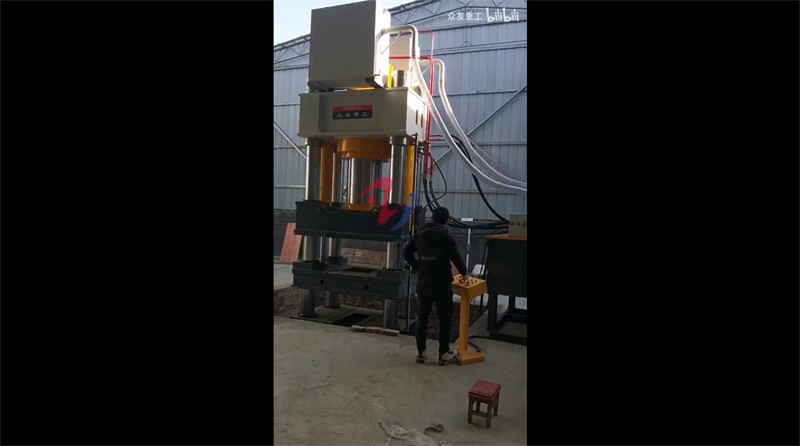 800吨石墨匣钵液压机石墨碳素热压冷压成型机四梁四柱油压机